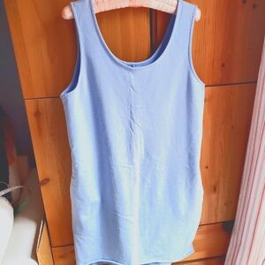 Jackson Rowe Women's Sky Blue French Terry Knit Jumper Size Large